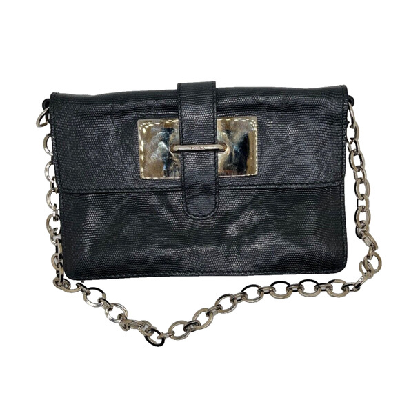 Furla Shoulder Bag Chain Mini Clutch With Original Dust Bag Made In Italy - Picture 6 of 9